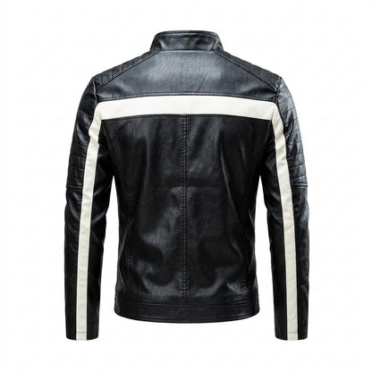 Lederjacken Outlet24 - Eifer | Gesteppt Zweifarbig Lederjacke Herren