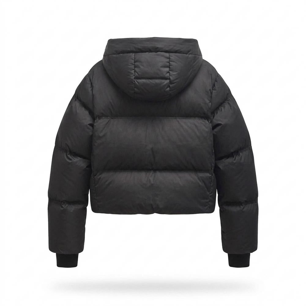 Lederjacken Outlet24 - Euwik | Wattierte Kurzgeschnittene Jacke Damen