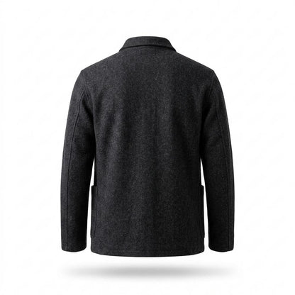 Lederjacken Outlet24 - Eamun | Gestrickt Reverslos Sakko Herren