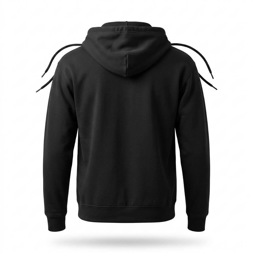 Lederjacken Outlet24 - Derik | Gefütterter Langärmliger Hoodie Herren