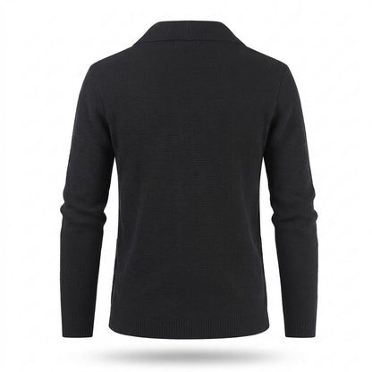 Lederjacken Outlet24 - Ronuk | Strukturiert Geknöpft Cardigan Herren