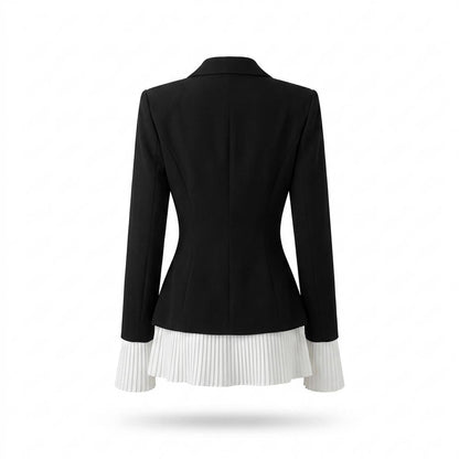 Lederjacken Outlet24 - Cesut | Tailliertes Plissiertes Kleid Damen