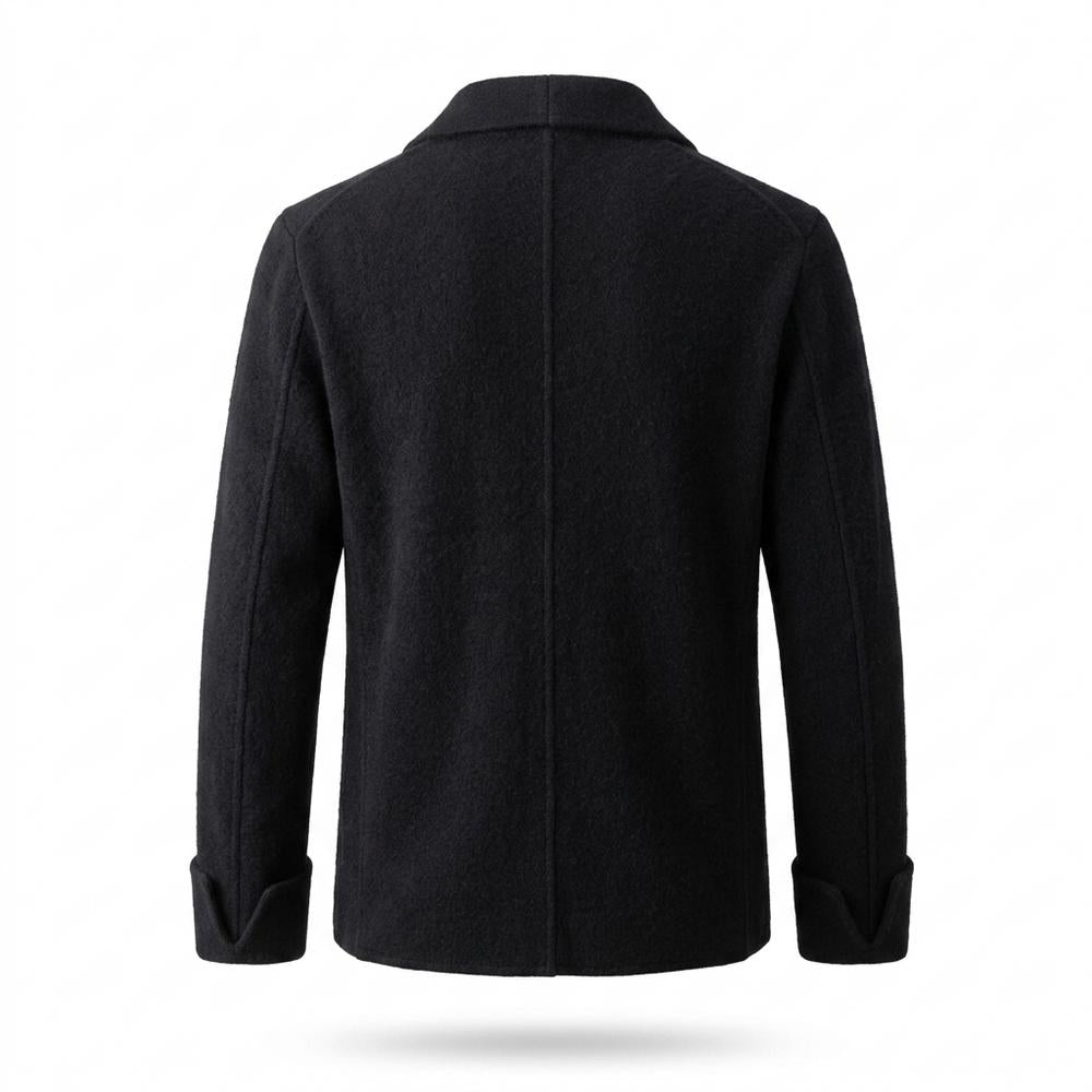 Lederjacken Outlet24 - Yugud | Strukturierte Geknöpfte Strickjacke Herren