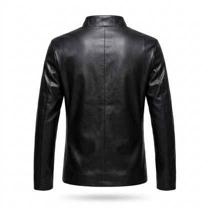 Lederjacken Outlet24 - Cubor | Tailliert Hochgeschlossen Lederjacke Herren
