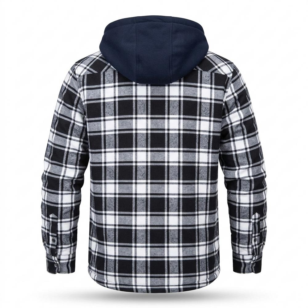 Lederjacken Outlet24 - Aurur | Gefüttert Kariert Jacke Herren
