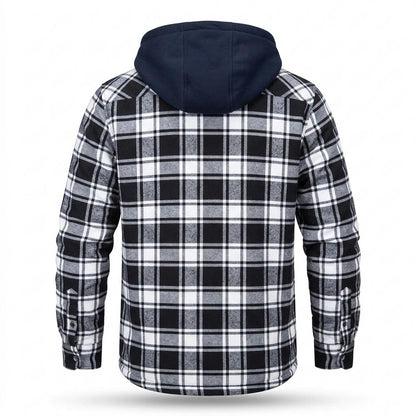 Lederjacken Outlet24 - Aurur | Gefüttert Kariert Jacke Herren
