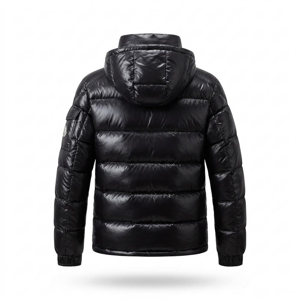 Lederjacken Outlet24 - Dudod | Glänzend Gefüttert Jacke Herren