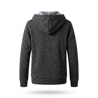 Lederjacken Outlet24 - Rubuk | Gefüttert Gestrickt Strickjacke Herren