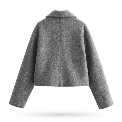 Lederjacken Outlet24 - Nizis | Strukturiert Kurzgeschnitten Jacke Damen