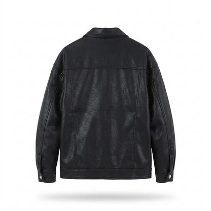 Lederjacken Outlet24 - Kofok | Kastig Gekörnt Lederjacke Unisex