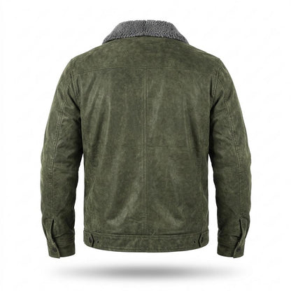 Lederjacken Outlet24 - Duses | Gefütterte Veloursartige Wildleder-Jacke Herren