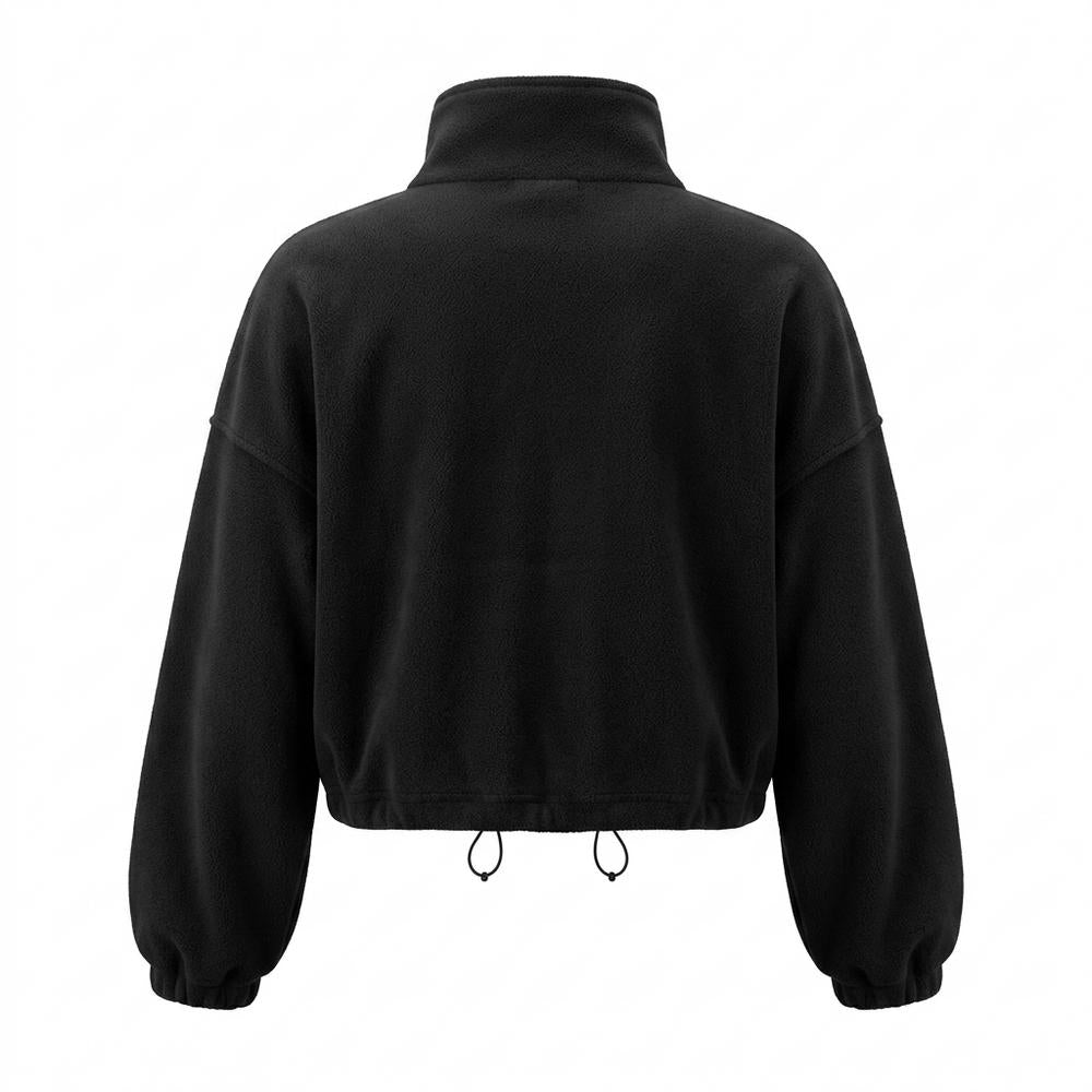 Lederjacken Outlet24 - Eapem | Hochgeschlossen Kurzgeschnitten Jacke Damen