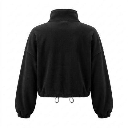 Lederjacken Outlet24 - Eapem | Hochgeschlossen Kurzgeschnitten Jacke Damen
