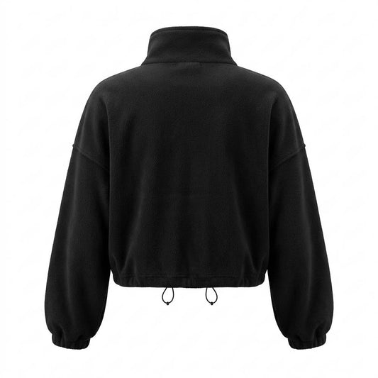 Lederjacken Outlet24 - Eapem | Hochgeschlossen Kurzgeschnitten Jacke Damen