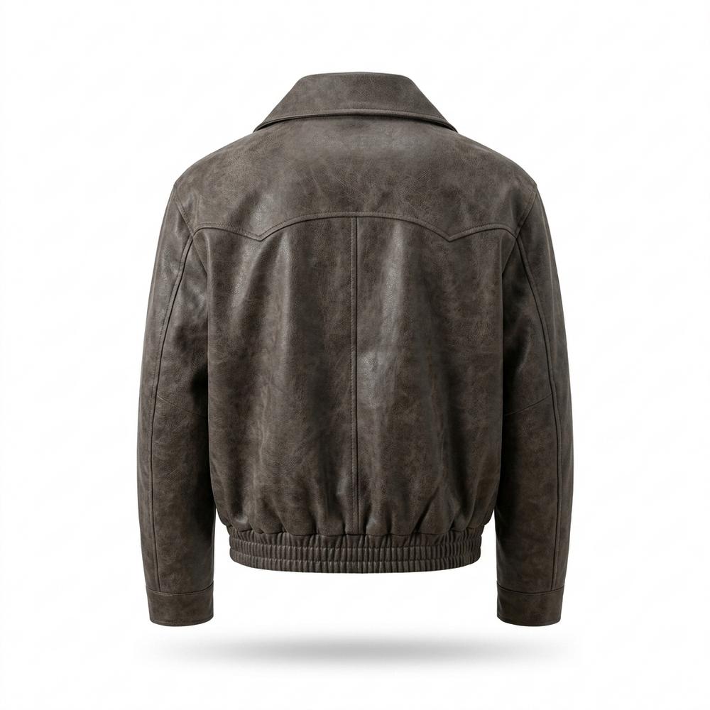 Lederjacken Outlet24 - Zakis | Velours Reißverschluss Wildleder-Jacke Herren