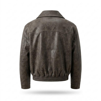 Lederjacken Outlet24 - Zakis | Velours Reißverschluss Wildleder-Jacke Herren