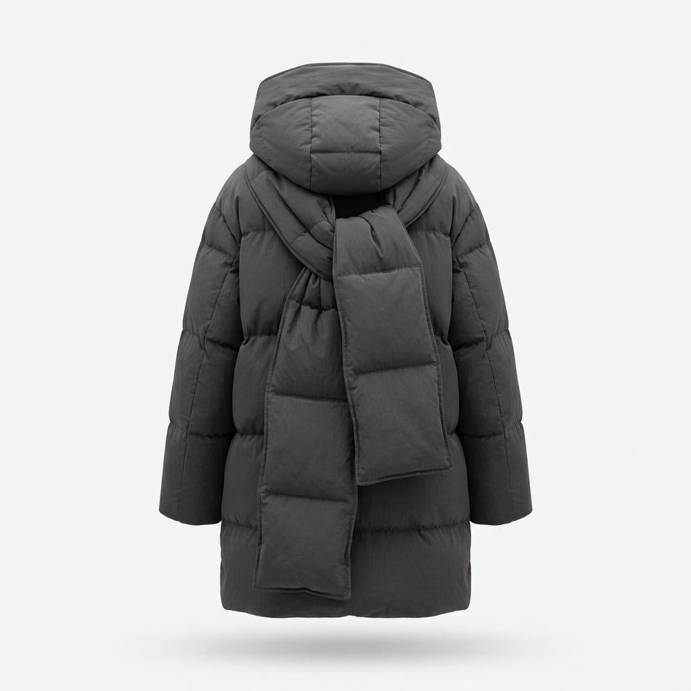 Lederjacken Outlet24 - Eabin | Wattiert Lang Mantel Damen
