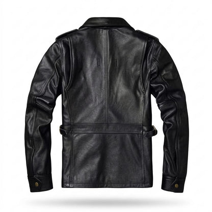 Lederjacken Outlet24 - Tamel | Durchgehend Tailliert Lederjacke Herren