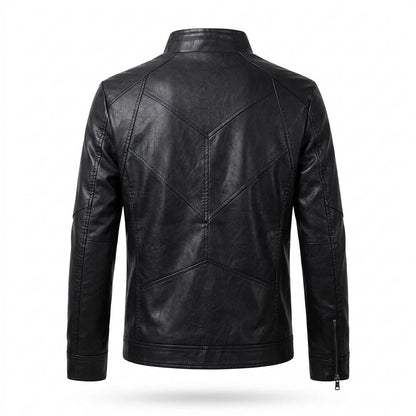 Lederjacken Outlet24 - Virel | Gesteppt Tailliert Lederjacke Herren