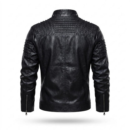 Lederjacken Outlet24 - Vofok | Gefüttert Gesteppt Lederjacke Herren