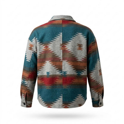 Lederjacken Outlet24 - Levur | Gemustert Geknöpft Jacke Unisex