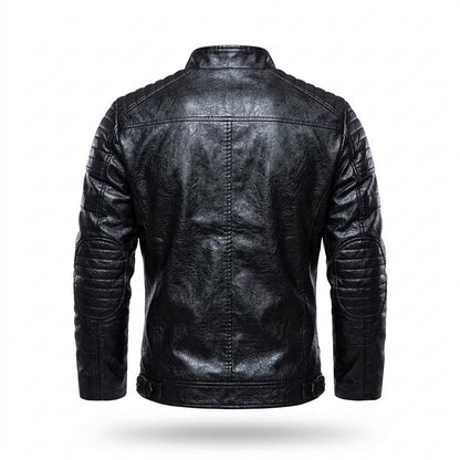Lederjacken Outlet24 - Cadur | Gesteppt Tailliert Lederjacke Herren