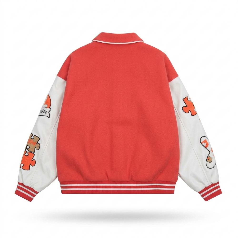 Lederjacken Outlet24 - Zabam | Bestickt Zweifarbig Jacke Unisex