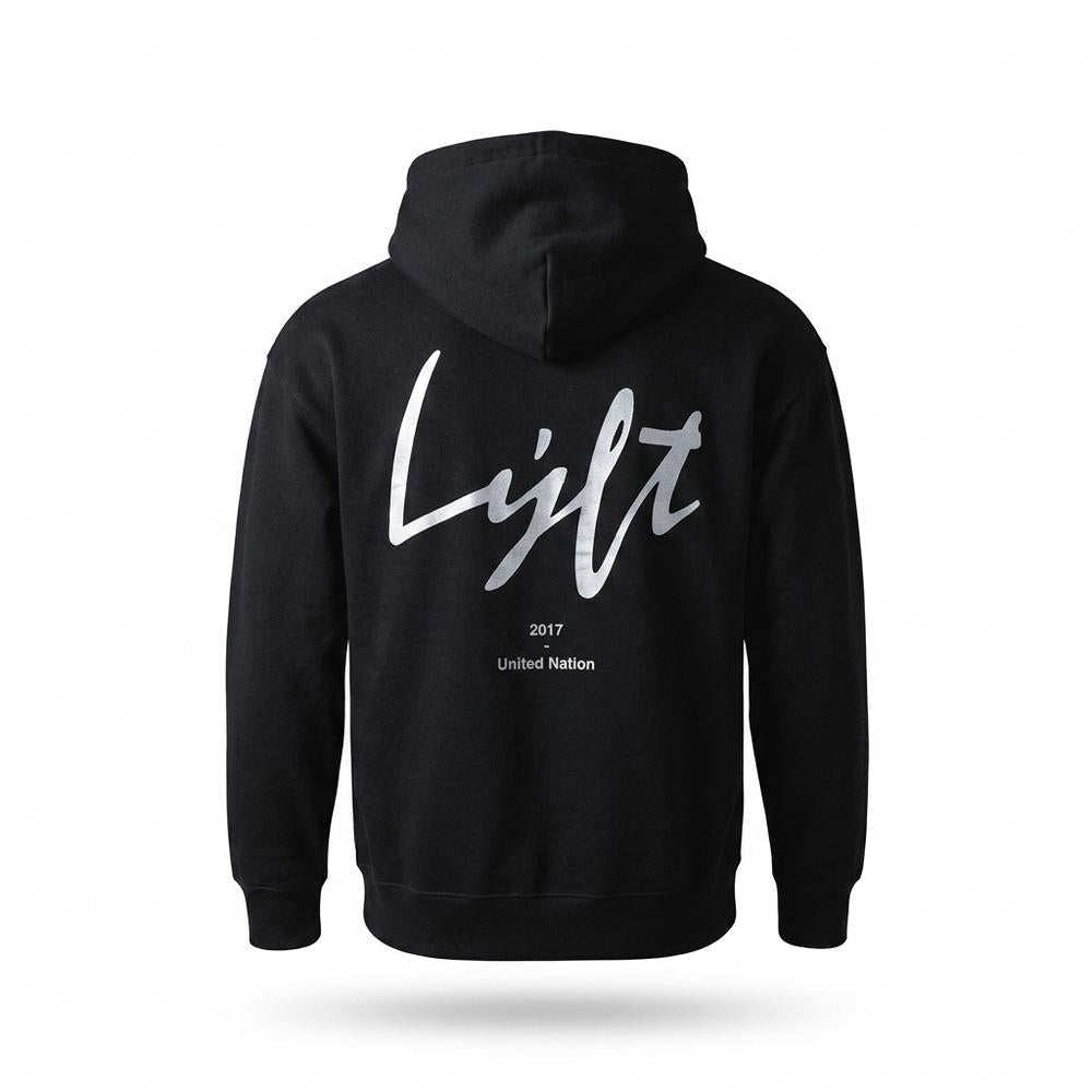 Lederjacken Outlet24 - Dedot | Bedruckter Lockerer Hoodie Herren