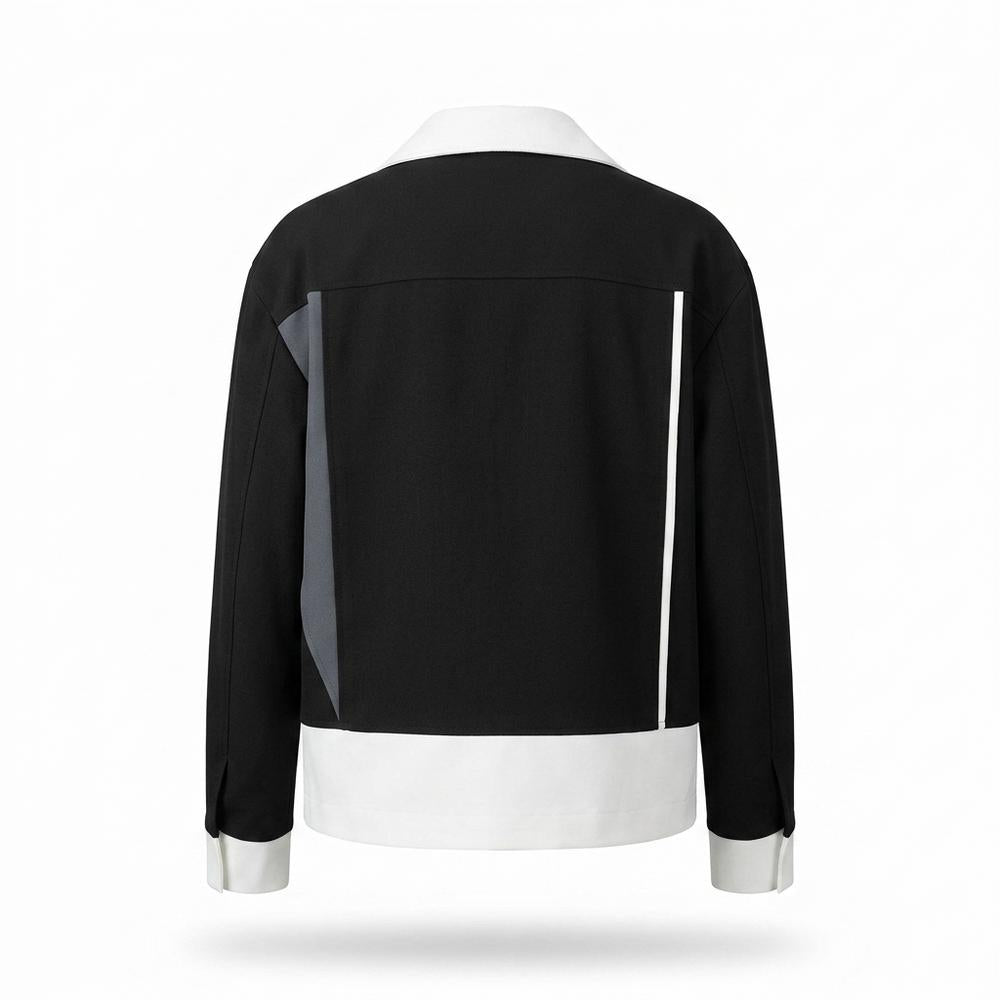 Lederjacken Outlet24 - Eibud | Mehrfarbig Gefüttert Jacke Unisex