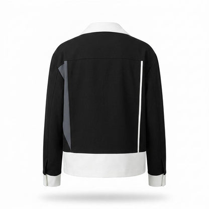 Lederjacken Outlet24 - Eibud | Mehrfarbig Gefüttert Jacke Unisex