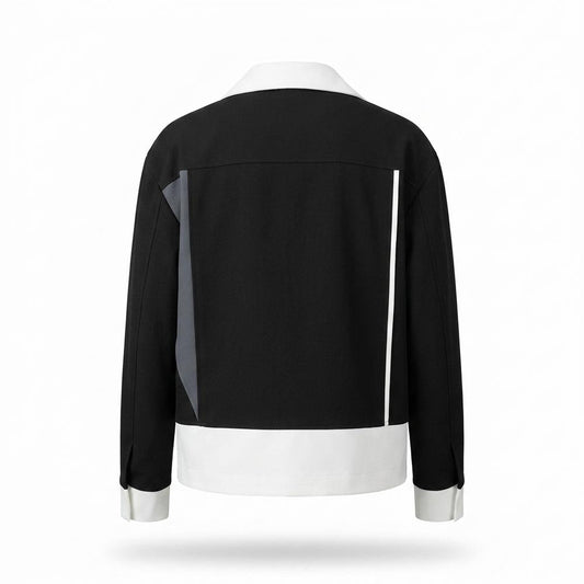 Lederjacken Outlet24 - Eibud | Mehrfarbig Gefüttert Jacke Unisex