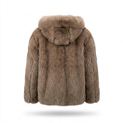 Lederjacken Outlet24 - Mihum | Gefütterte Pelzartige Jacke Unisex