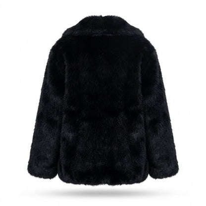 Lederjacken Outlet24 - Zosud | Plüschiger Gefütterter Mantel Damen