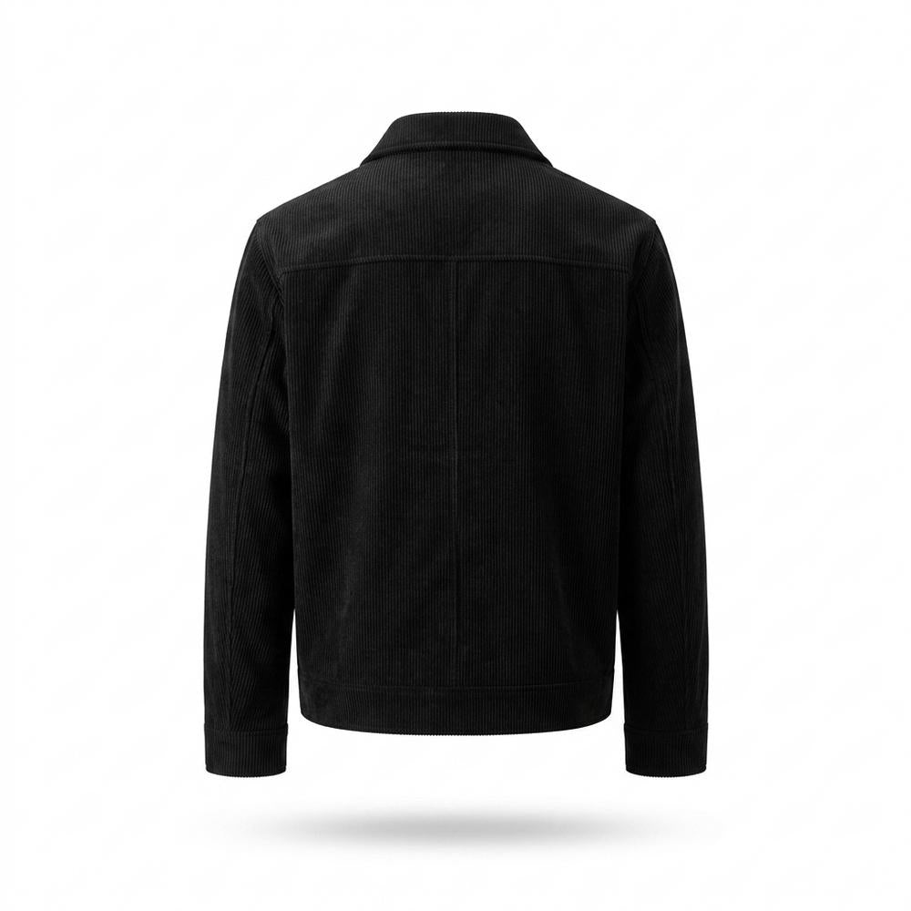 Lederjacken Outlet24 - Zoris | Gerippt Kurz Jacke Herren