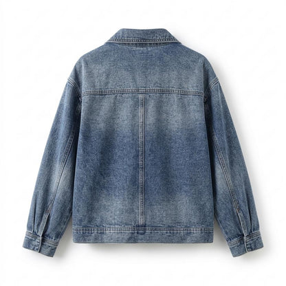 Lederjacken Outlet24 - Aanar | Geknöpfte Langärmlige Jacke Damen