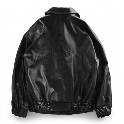 Lederjacken Outlet24 - Nupuv | Reißverschluss Blouson Lederjacke Unisex