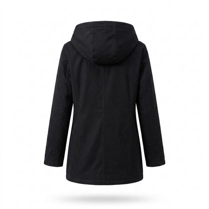 Lederjacken Outlet24 - Zuget | Gefütterte Kapuzen Jacke Damen