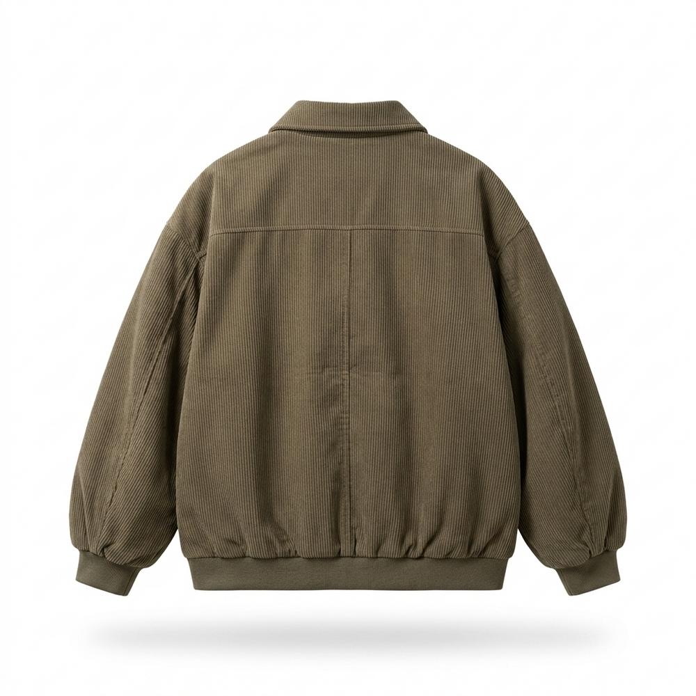 Lederjacken Outlet24 - Taziv | Gefüttert Gerippt Jacke Unisex