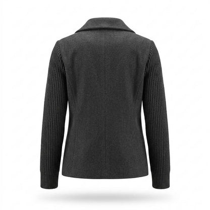 Lederjacken Outlet24 - Yemir | Doppelreihige Kombinierte Jacke Damen