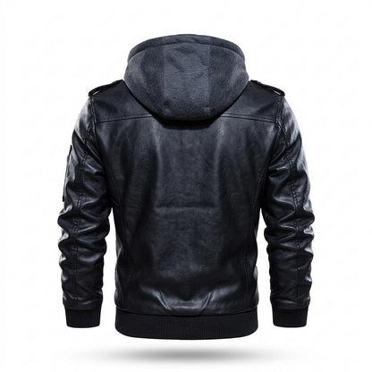 Lederjacken Outlet24 - Movur | Gefüttert Mehrlagig Lederjacke Herren
