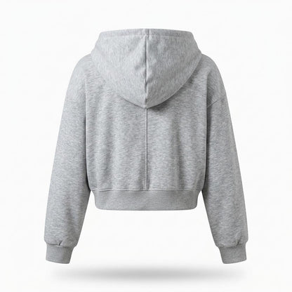 Lederjacken Outlet24 - Miwas | Kurzgeschnitten Langärmlig Hoodie Damen