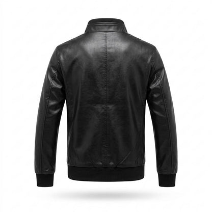 Lederjacken Outlet24 - Vunor | Gefüttert Reißverschluss Lederjacke Herren