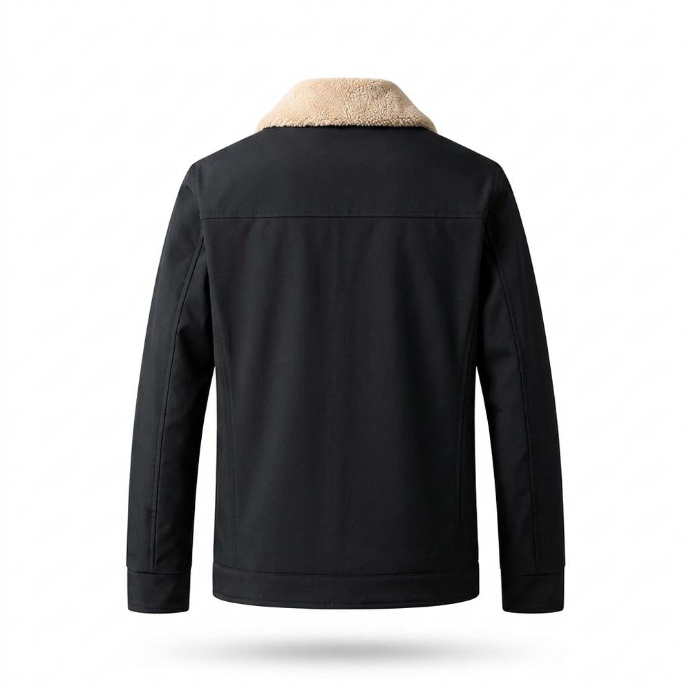 Lederjacken Outlet24 - Yuvis | Gefüttert Reißverschluss Jacke Herren
