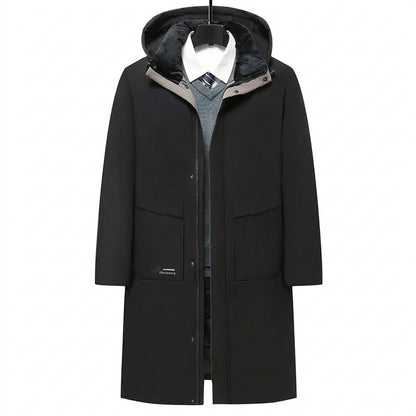 Lederjacken Outlet24 - Yeted | Wattierter Langgeschnittener Mantel Herren