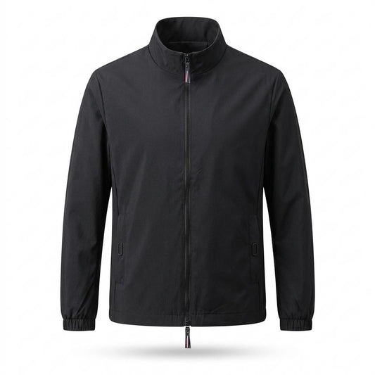 Lederjacken Outlet24 - Naved | Reißverschluss Stehkragen Jacke Herren