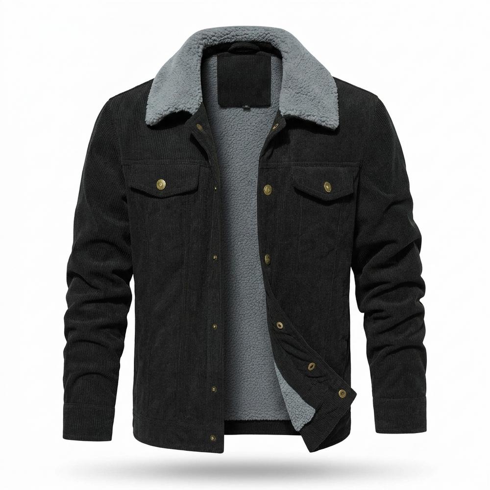 Lederjacken Outlet24 - Rehek | Gefüttert Cord Jacke Herren