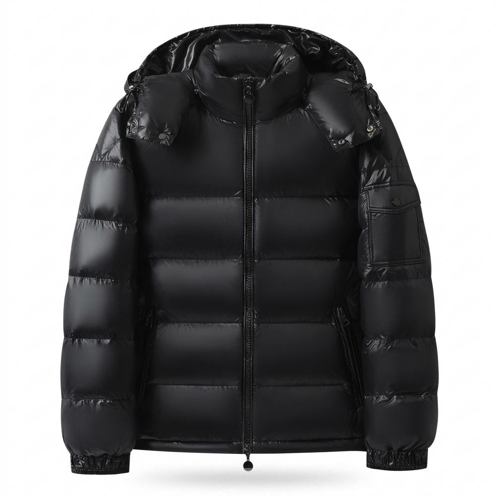 Lederjacken Outlet24 - Didud | Wattierte Glänzende Jacke Unisex