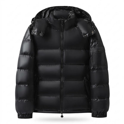 Lederjacken Outlet24 - Didud | Wattierte Glänzende Jacke Unisex