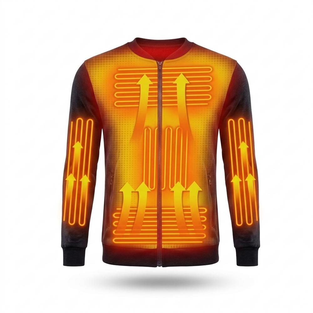 Lederjacken Outlet24 - Yeton | Beheizbar Gefüttert Jacke Herren