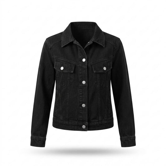 Lederjacken Outlet24 - Tepet | Geknöpfte Jeans Jacke Damen